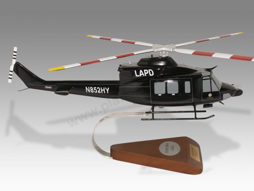 Bell 412 LAPD Police Eagle Wood Handcrafted Replica Display Model