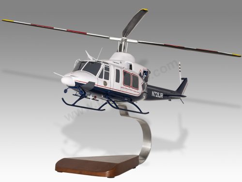 Bell 412 Marine Corps Air Group Combat Center Wood Handcrafted Replica Display Model