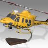 Bell 412 RAC Rescue Wood Handcrafted Replica Display Model