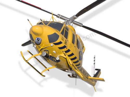 Bell 412 RAC Rescue Wood Handcrafted Replica Display Model