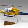 Bell 412 RACQ CQ Rescue New Livery Wood Handcrafted Replica Display Model