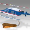 Bell 427 Chevron Wood Handcrafted Replica Display Model