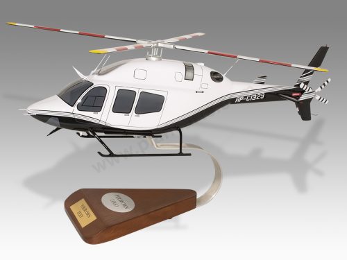 Bell 429 Global Ranger Version 2 Wood Replica Scale Custom Helicopter Model