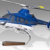 Bell 430 Wood Replica Scale Custom Model