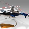 Bell 430 Helicopter Wood Handcrafted Replica Display Model