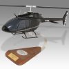 Bell 505 Jet Ranger X Wood Handcrafted Replica Display Model