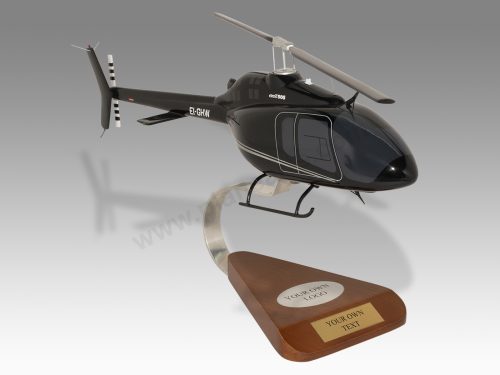 Bell 505 Jet Ranger X Wood Handcrafted Replica Display Model