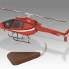 Bell 505 Mountain Flyers Wood Handcrafted Replica Display Model