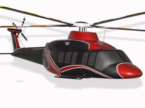 Bell 525 Relentless Wood Handcrafted Replica Display Model