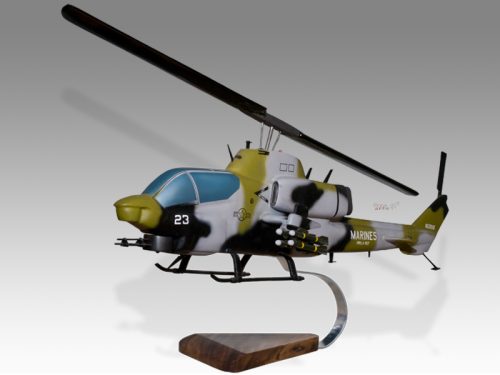 Bell AH-1Z Super Cobra US Marines Wood Handcrafted Replica Display Model