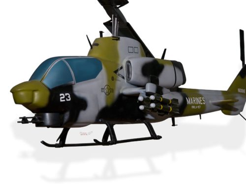 Bell AH-1Z Super Cobra US Marines Wood Handcrafted Replica Display Model