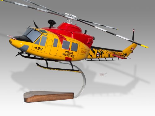 Bell CH-146 Griffon Rescue Sauvetage Wood Handcrafted Replica Display Model