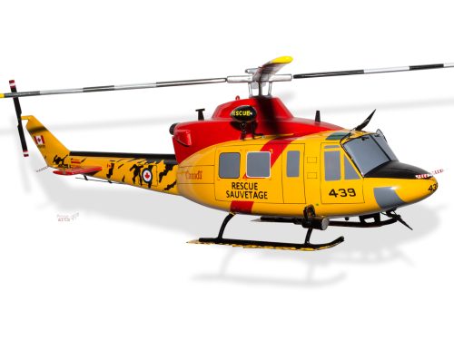 Bell CH-146 Griffon Rescue Sauvetage Wood Handcrafted Replica Display Model