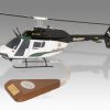 Bell OH-58C Williamson County Wood Handcrafted Replica Display Model