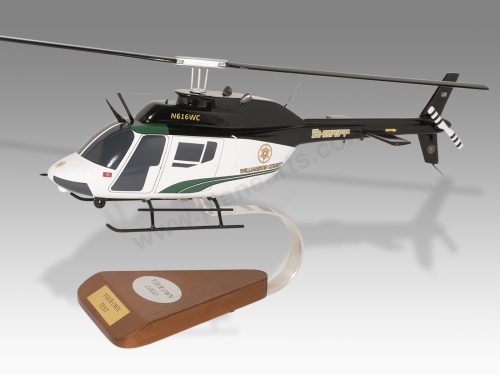 Bell OH-58C Williamson County Wood Handcrafted Replica Display Model