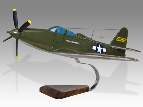 Bell P-63C Kingcobra USAF Wood Handcrafted Replica Display Model