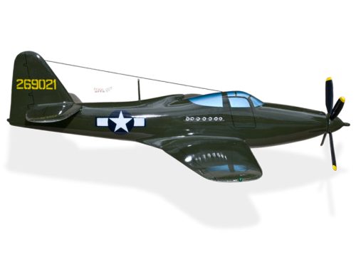 Bell P-63C Kingcobra USAF Wood Handcrafted Replica Display Model