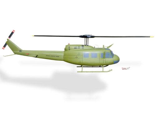 Bell UH-1 Huey US Army Wood Handcrafted Replica Display Model