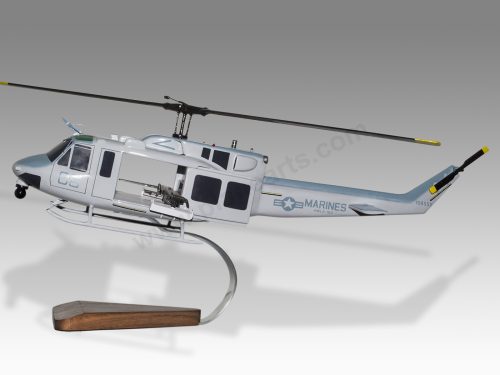 Bell UH-1 Huey US Marines Wood Handcrafted Replica Display Model