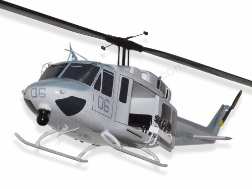 Bell UH-1 Huey US Marines Wood Handcrafted Replica Display Model