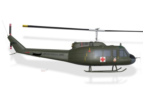 Bell UH-1B Huey US Army Wood Handcrafted Replica Display Model