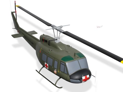 Bell UH-1B Huey US Army Wood Handcrafted Replica Display Model