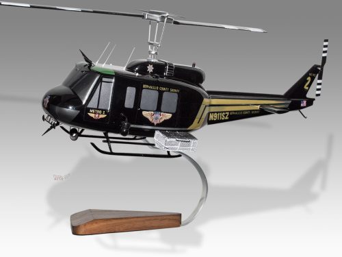 Bell UH-1H Iroquois Bernalillo County Sheriff Wood Handcrafted Replica Display Model