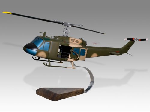 Bell UH-1H Open Cabin Wood Handcrafted Replica Display Model