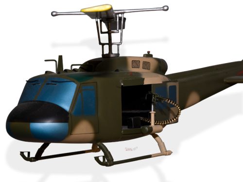 Bell UH-1H Open Cabin Wood Handcrafted Replica Display Model