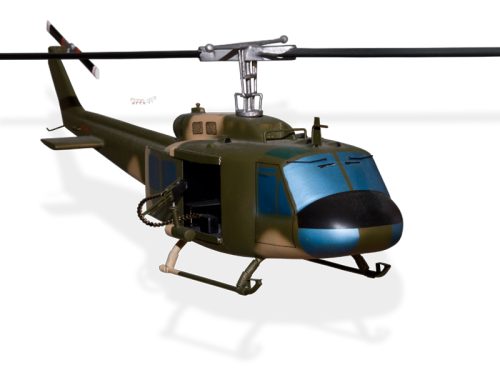 Bell UH-1H Open Cabin Wood Handcrafted Replica Display Model