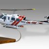 Bell UH-1H Superhuey Cal Fire Firefighting Wood Handcrafted Replica Display Model