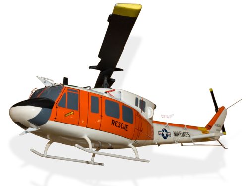 Bell UH-1N US Marines Rescue Wood Handcrafted Replica Display Model