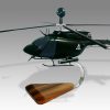 Bell OH-58D Kiowa Warrior Wood Handcrafted Replica Display Model