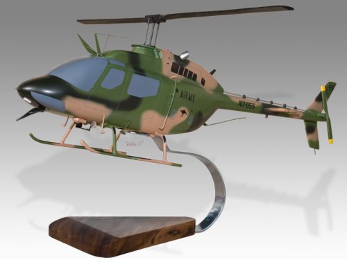 Bell OH-58 Kiowa Australian Navy Wood Handcrafted Replica Display Model