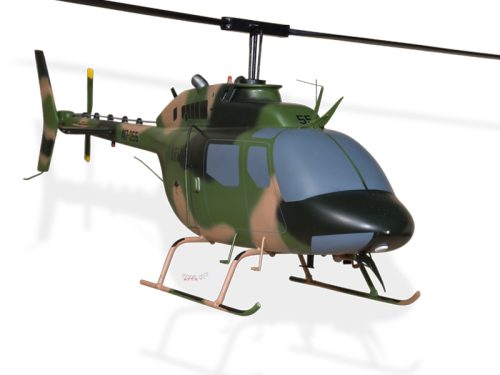 Bell OH-58 Kiowa Australian Navy Wood Handcrafted Replica Display Model