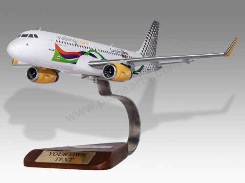 A320 Vueling Wood Handcrafted Replica Display Model