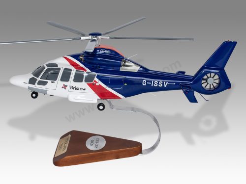 Airbus H155 EC155 Bristow Wood Handcrafted Replica Display Model