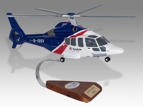 Airbus H155 EC155 Bristow Wood Handcrafted Replica Display Model