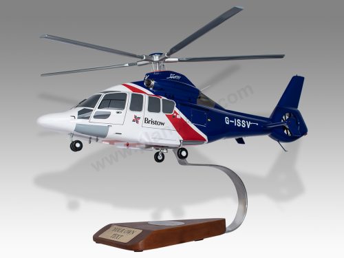 Airbus H155 EC155 Bristow Wood Handcrafted Replica Display Model