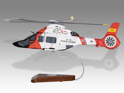 Airbus H160 US Coast Guard Wood Handcrafted Replica Display Model