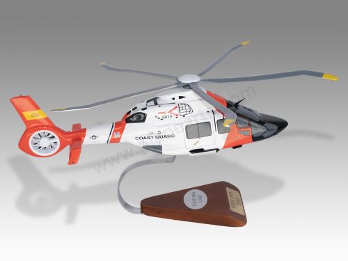 Airbus H160 US Coast Guard Wood Handcrafted Replica Display Model