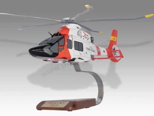 Airbus H160 US Coast Guard Wood Handcrafted Replica Display Model