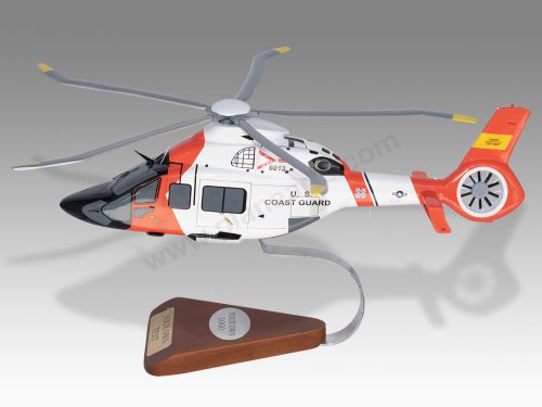 Airbus H160 US Coast Guard Wood Handcrafted Replica Display Model