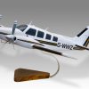 Beechcraft 58 Bonanza Wood Handcrafted Replica Display Model