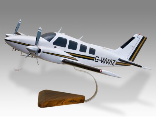 Beechcraft 58 Bonanza Wood Handcrafted Replica Display Model