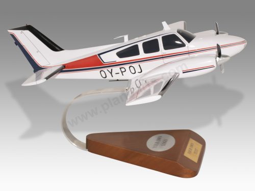 Beechcraft B-55 Baron Wood Replica Scale Custom Model Aircraft