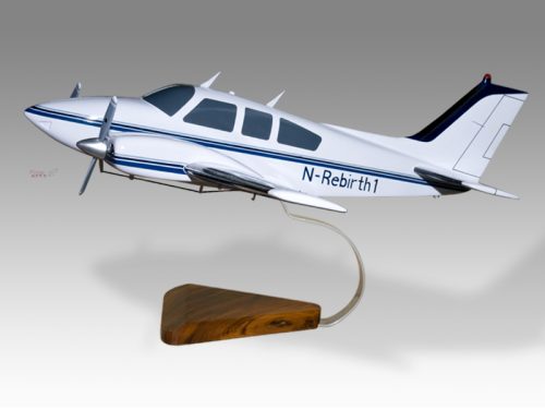 Beechcraft B-55 Wood Handcrafted Replica Display Model