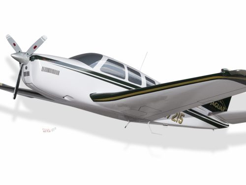 Beechcraft Bonanza A36 Jaguar Edition Wood Handcrafted Replica Display Model