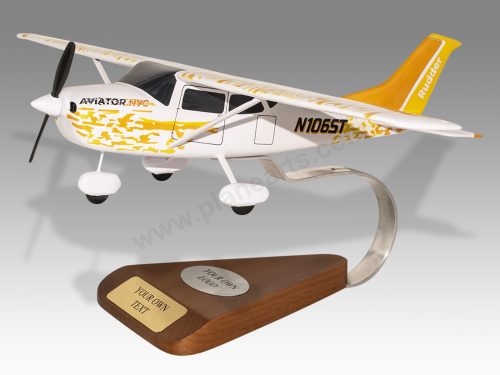 Cessna 206 Wood Handcrafted Replica Display Model