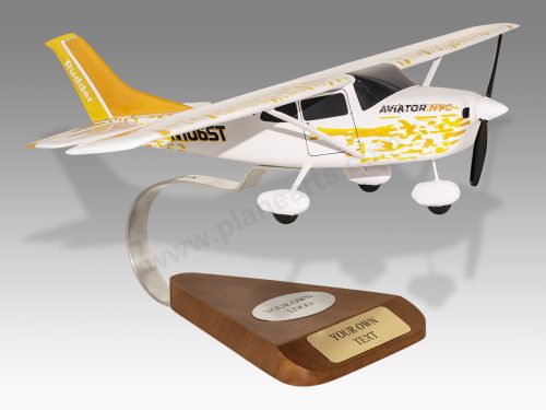 Cessna 206 Wood Handcrafted Replica Display Model